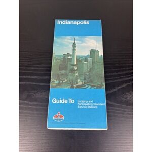 Standard Oil Division‎ Of Amoco Oil Company Indianapolis Guide Map